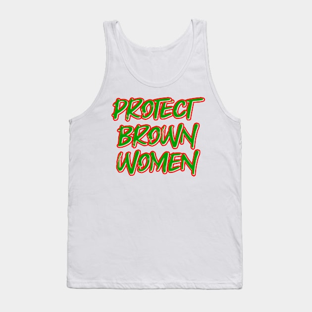 Protect Brown Women Tank Top by Fly Beyond